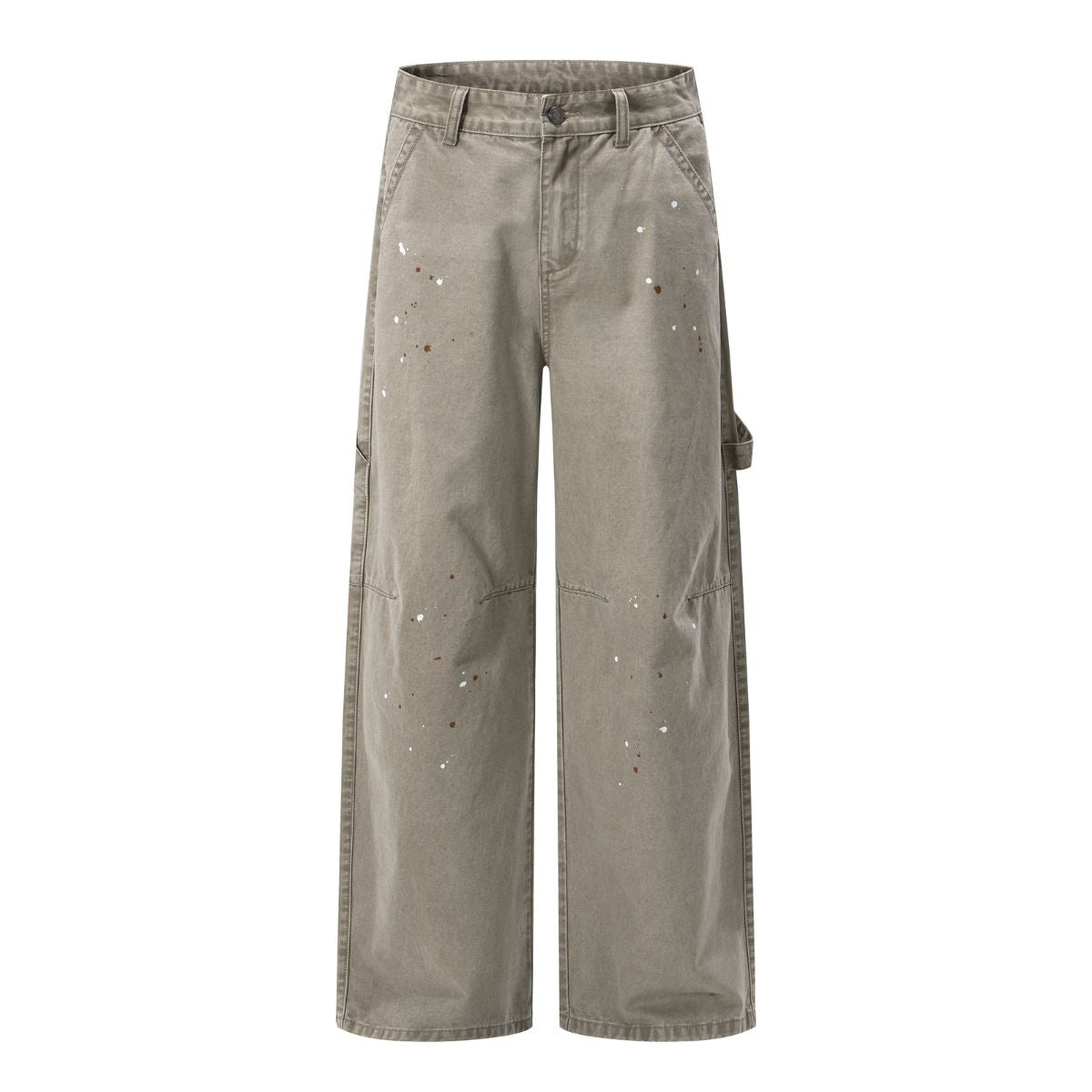 Splash Ink Loose Straight Lumber Pants