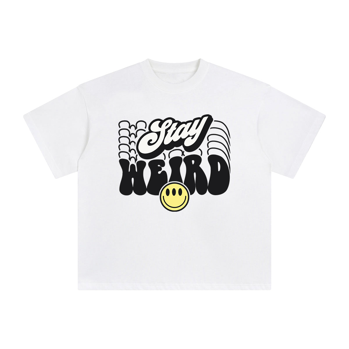 Stay Weird Graphic Tee-INNBLAC Fashion Apparel