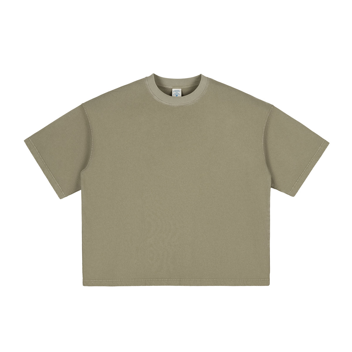 Washed Cotton Boxy T Shirt 7.8oz