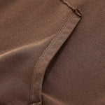 Raw Edge Sleeveless Boxy Hoodie