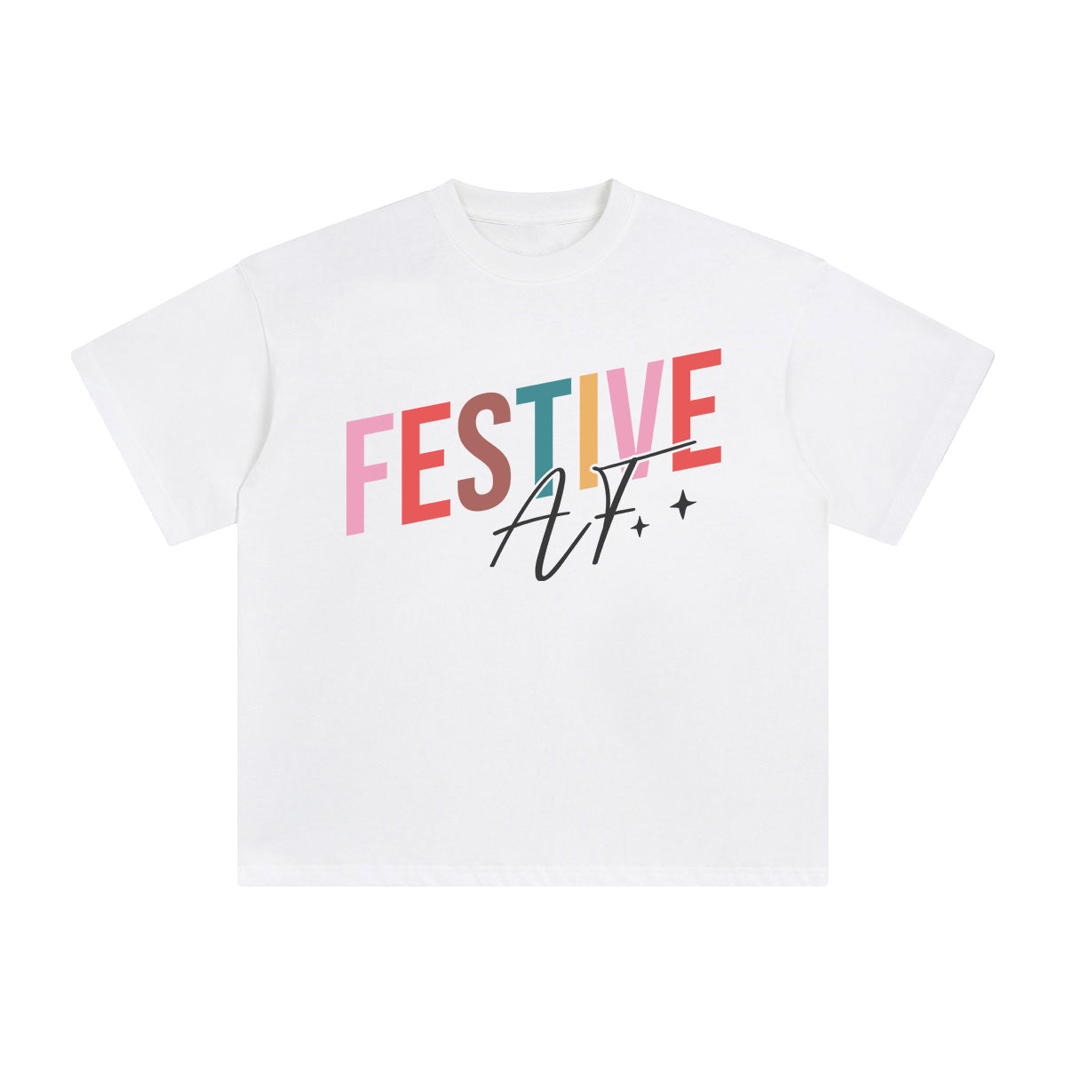 Festive Graphic Tee-INNBLAC Fashion Apparel