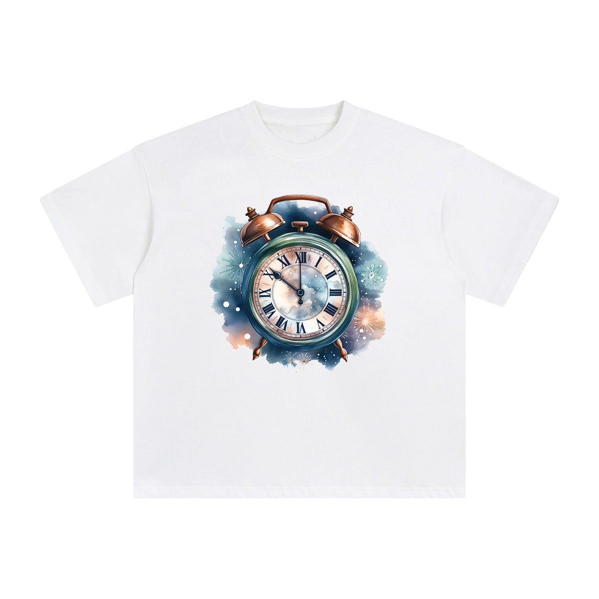 Clock Graphic Tee-INNBLAC Fashion Apparel