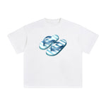 Summer Vacation Slippers Graphic Tee-INNBLAC Fashion Apparel