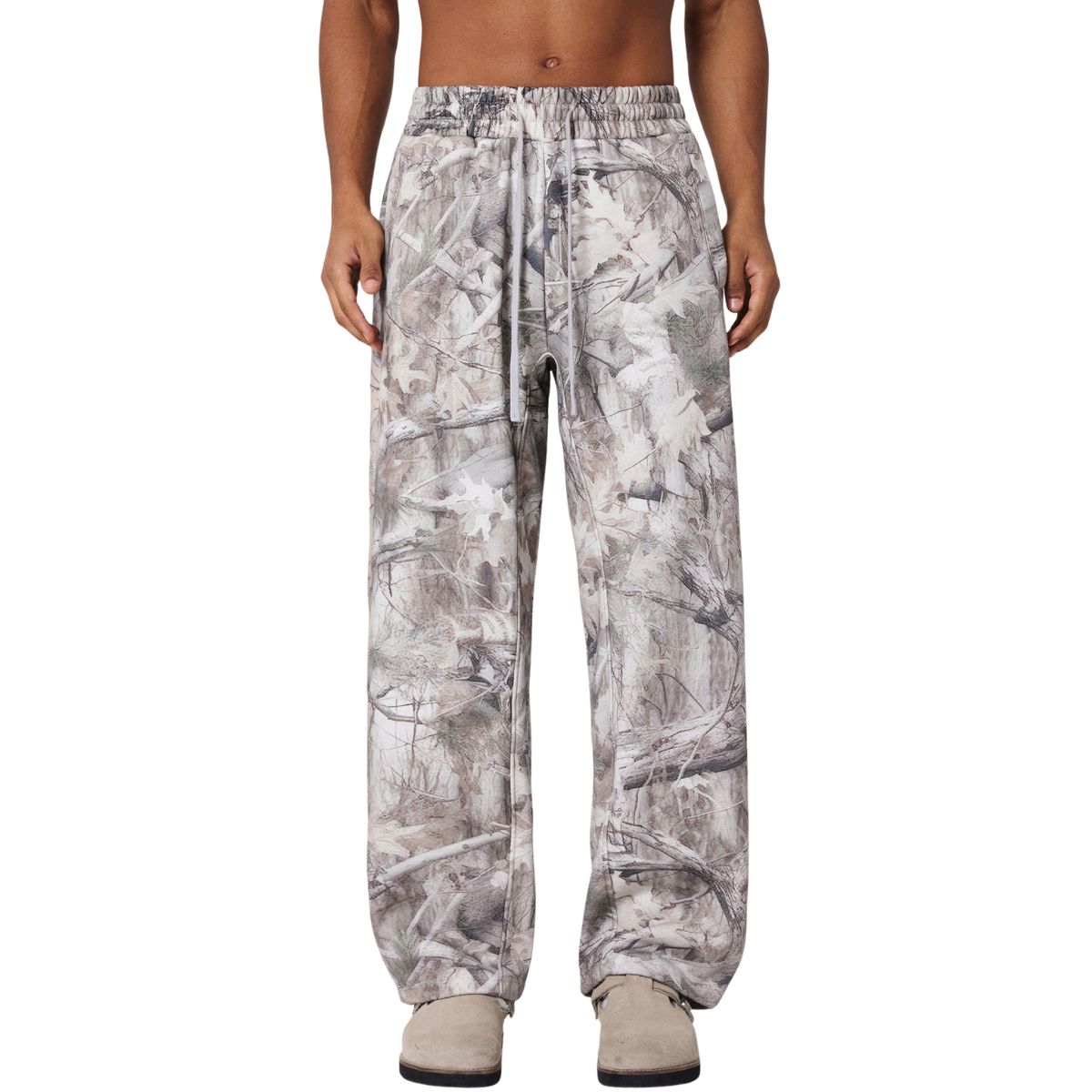 Relaxed Branch Camouflage Fleece Sweatpants