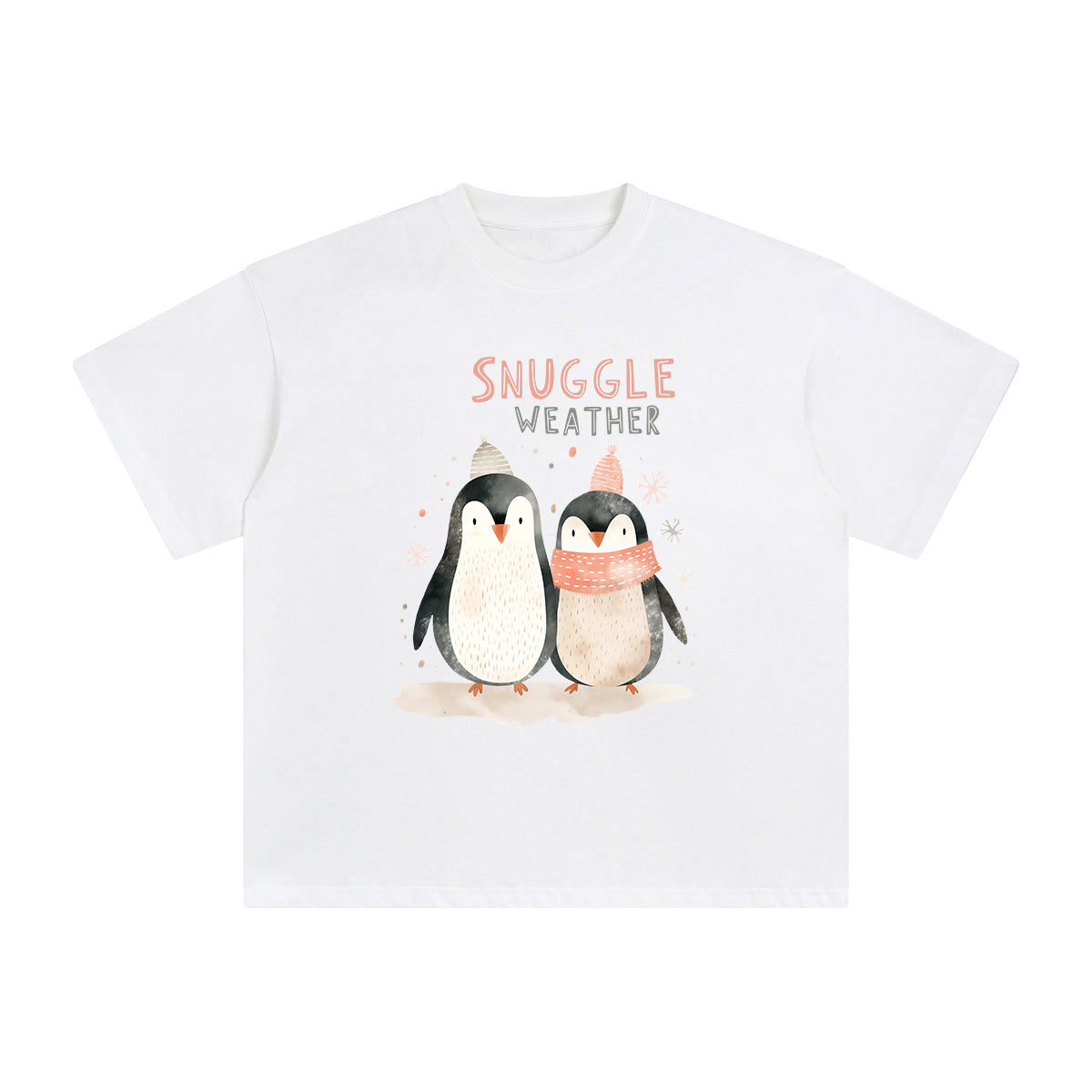 Snuggle Weather Graphic Tee-INNBLAC Fashion Apparel