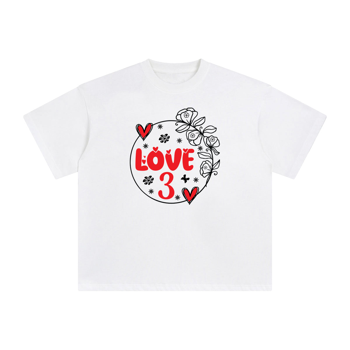 LOVE Aesthetic Graphic Tee-INNBLAC Fashion Apparel
