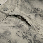 Smoke Rise Vintage Wash Raw Hem Straight-Leg Jeans