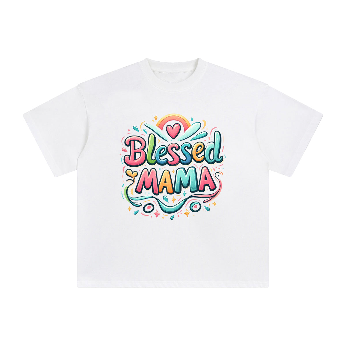 Blesses Mama Graphic Tee-INNBLAC Fashion Apparel