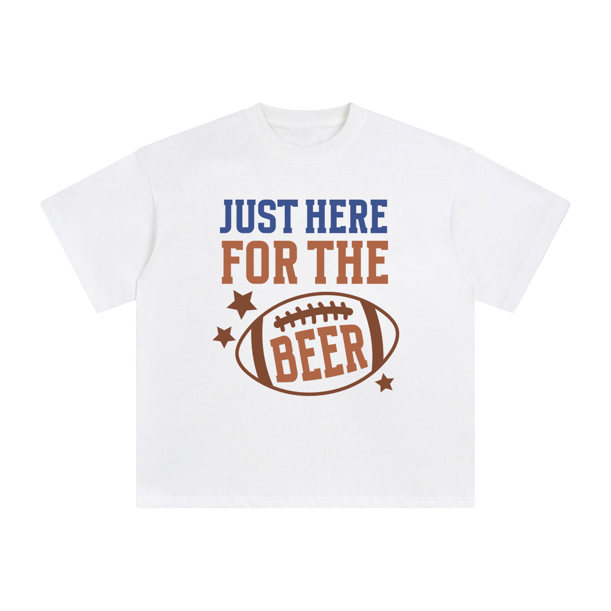 Just Here For The Beer Graphic Tee-INNBLAC Fashion Apparel