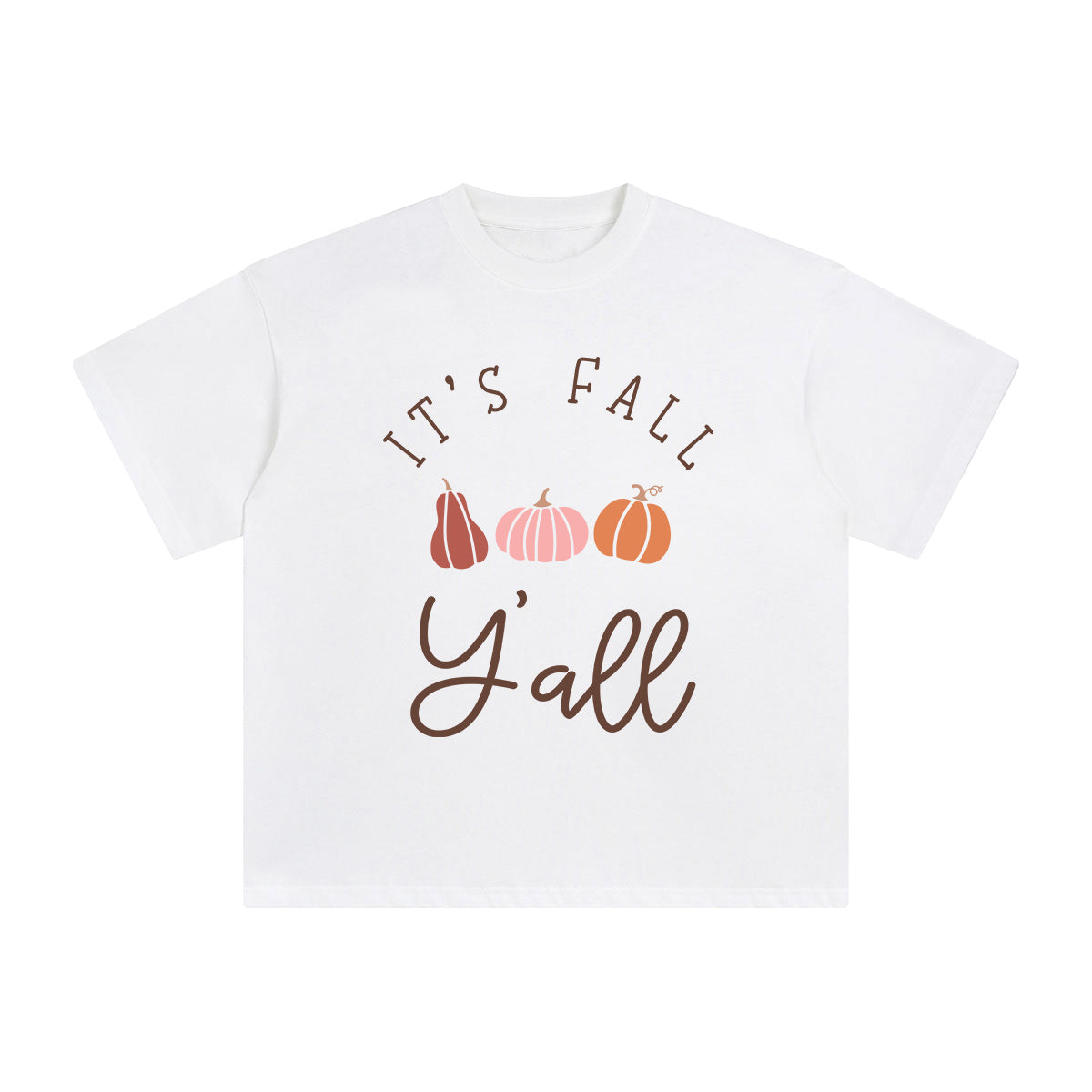 It's Fall Y'all Graphic Tee-INNBLAC Fashion Apparel