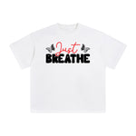 Just Breathe Aesthetic Graphic Tee-INNBLAC Fashion Apparel
