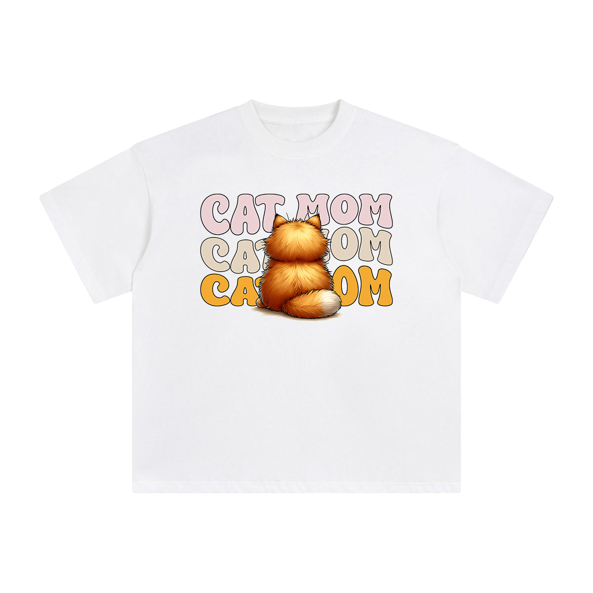 Cat Mom Graphic Tee-INNBLAC Fashion Apparel
