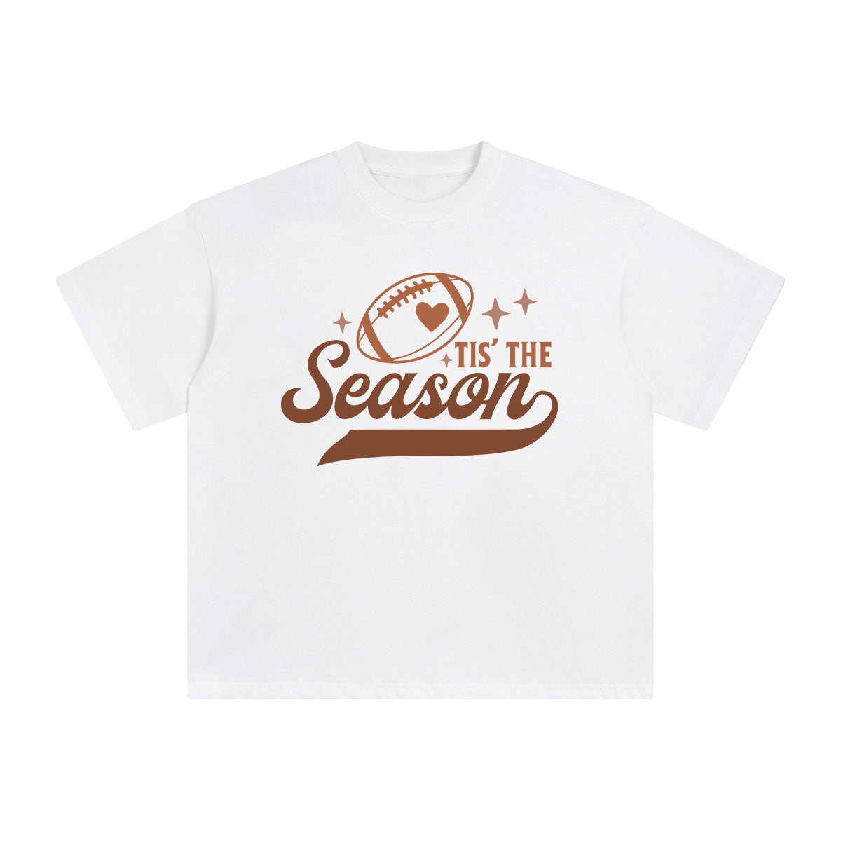 Tis'The Football Season Graphic Tee-INNBLAC Fashion Apparel