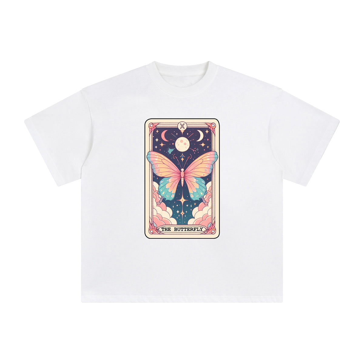 The Butterfly Card Graphic Tee-INNBLAC Fashion Apparel