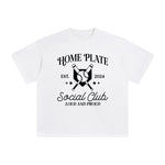 Home Plate Baseball Graphic Tee-INNBLAC Fashion Apparel