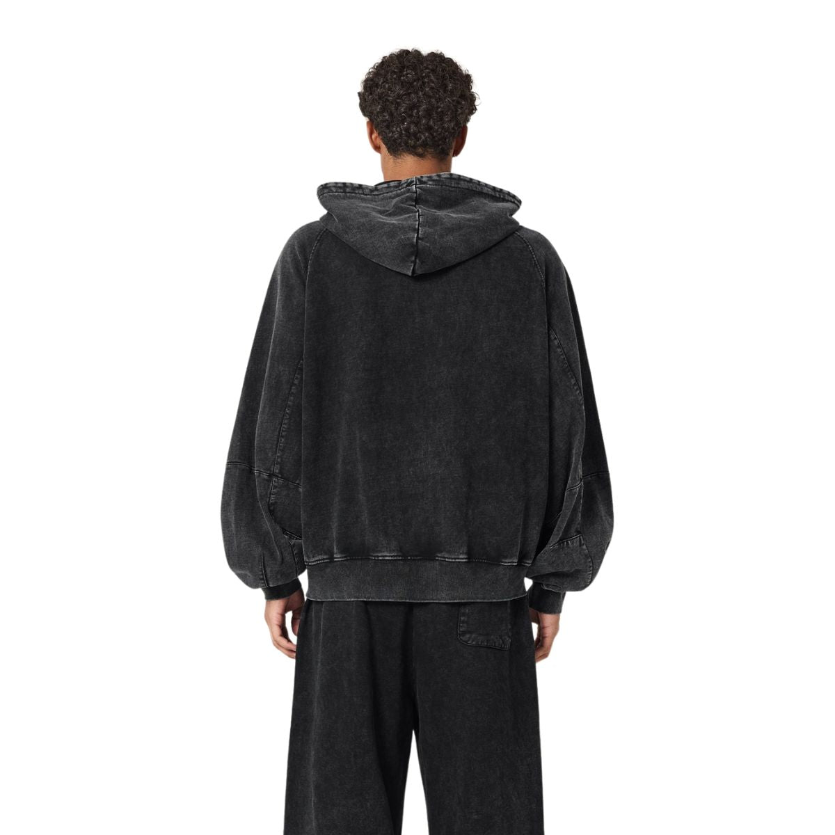 Heavyweight Washed Cotton Boxy Hoodie