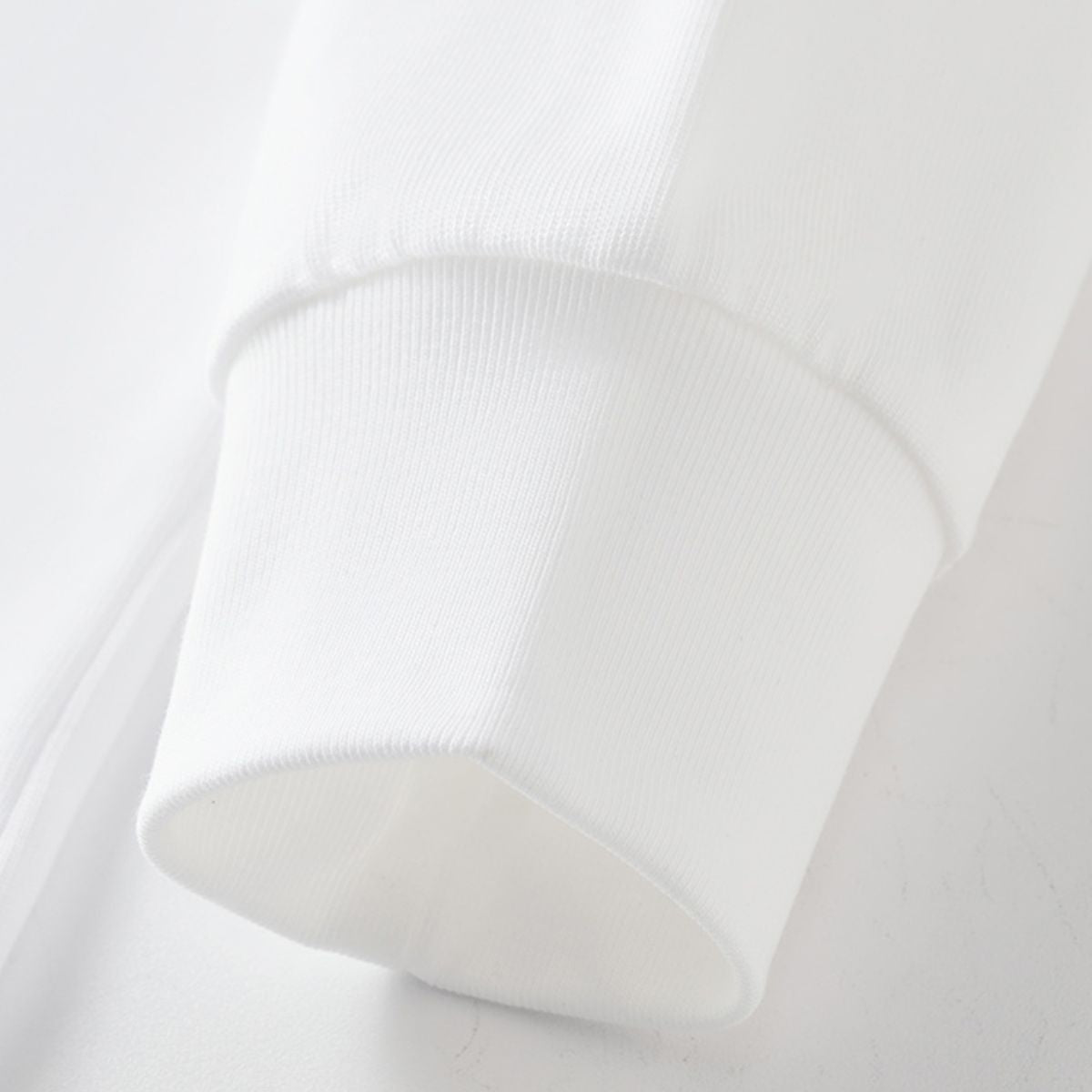 Solid Loose Fit Long-Sleeve Cotton T-Shirt 305gsm