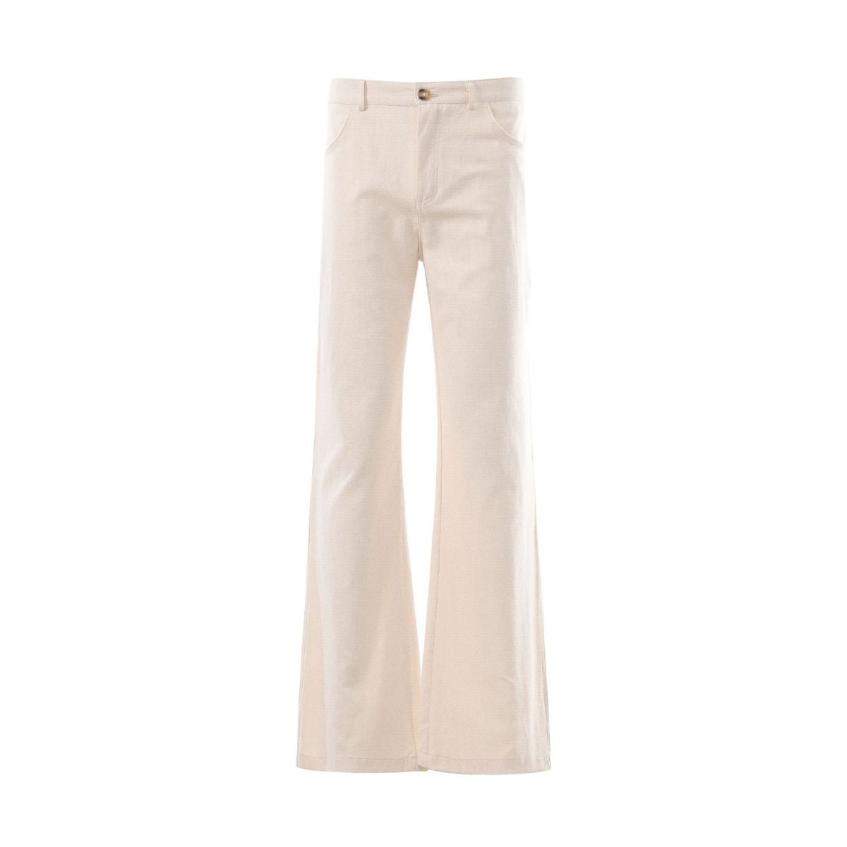 Old Money Lyocell Blend Slim Flare Trousers
