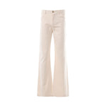 Old Money Lyocell Blend Slim Flare Trousers