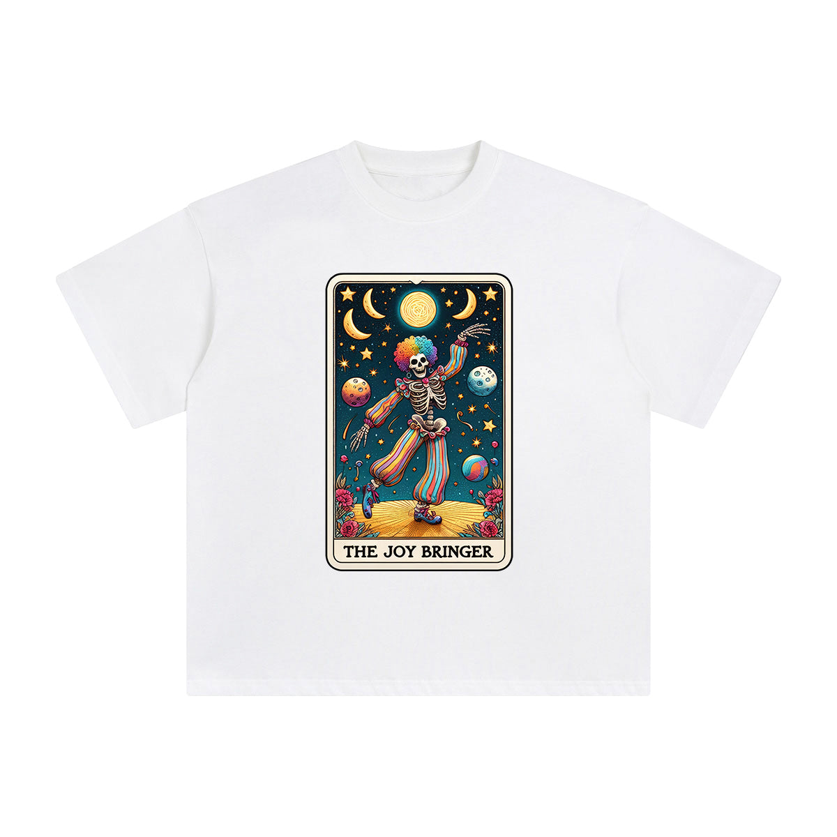 The Joy Bringer Comic Graphic Tee-INNBLAC Fashion Apparel