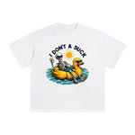 Skeleton Duck Floating Vacation Graphic Tee-INNBLAC Fashion Apparel