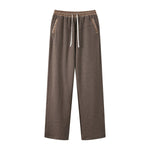 Quiet‑Luxury Old‑Money Heather Contrast Trousers