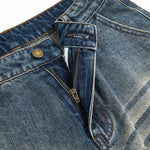 Smoke Rise Vintage Ripped Barrel-Leg Jeans