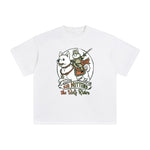 Sir Mittens The Wolf Rider Graphic Tee-INNBLAC Fashion Apparel