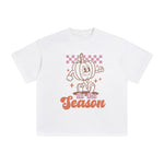 Cartoon Pumpkin Boy Graphic Tee-INNBLAC Fashion Apparel