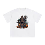 Halloween House Graphic Tee-INNBLAC Fashion Apparel