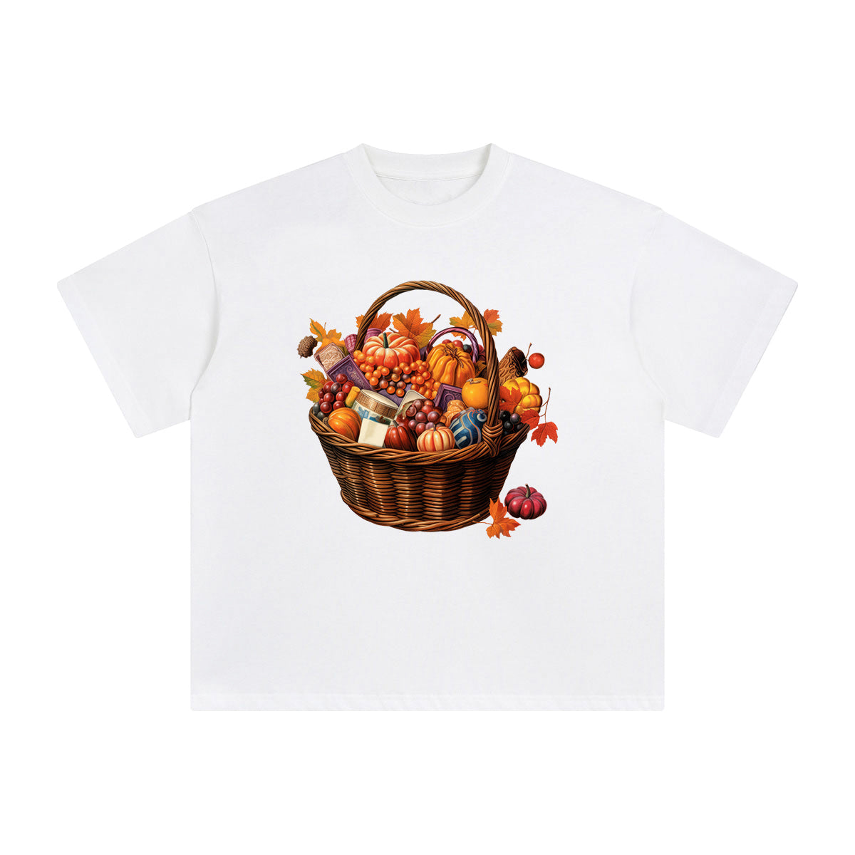 Halloween Candy & Vegetables Graphic Tee-INNBLAC Fashion Apparel