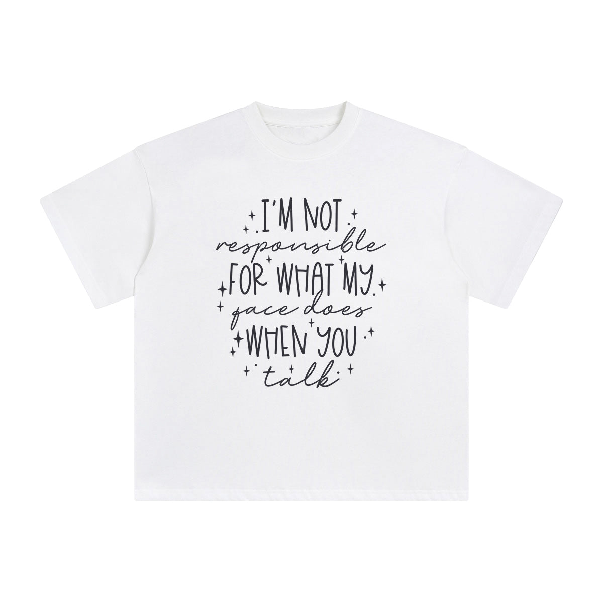 I'm Not Responsible Graphic Tee-INNBLAC Fashion Apparel