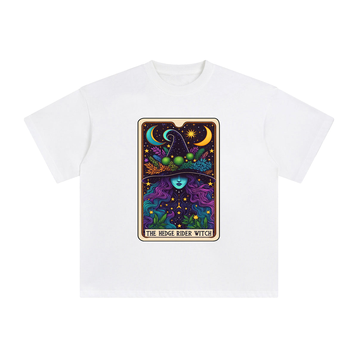 The Hedge Rider Witch Graphic Tee-INNBLAC Fashion Apparel