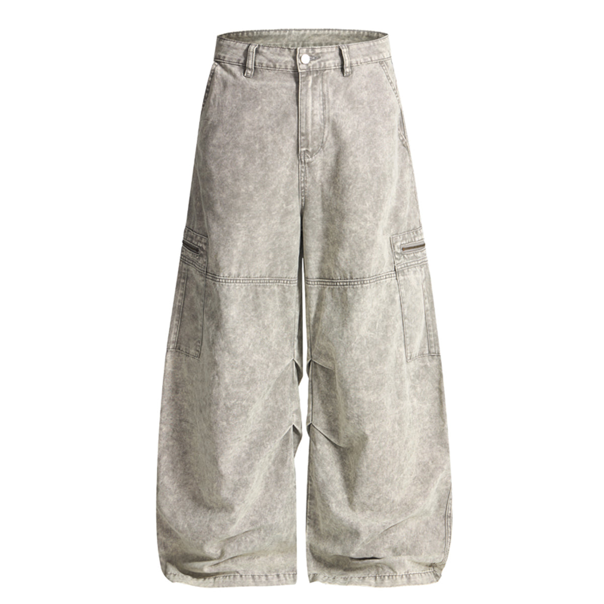 High Waist Utility Pocket Cargo Pants