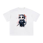Killer Cat Graphic Tee-INNBLAC Fashion Apparel