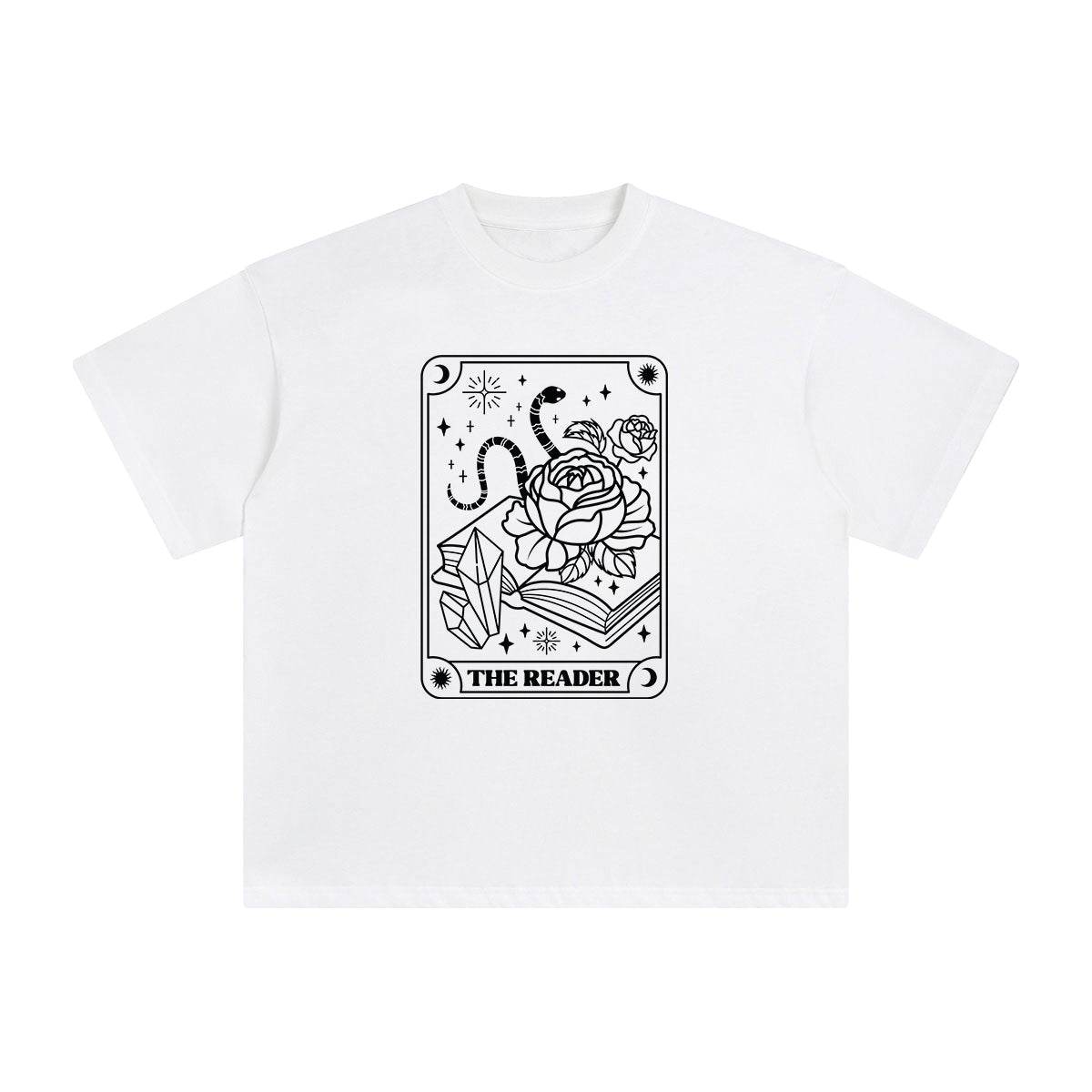 The Reader Graphic Tee-INNBLAC Fashion Apparel