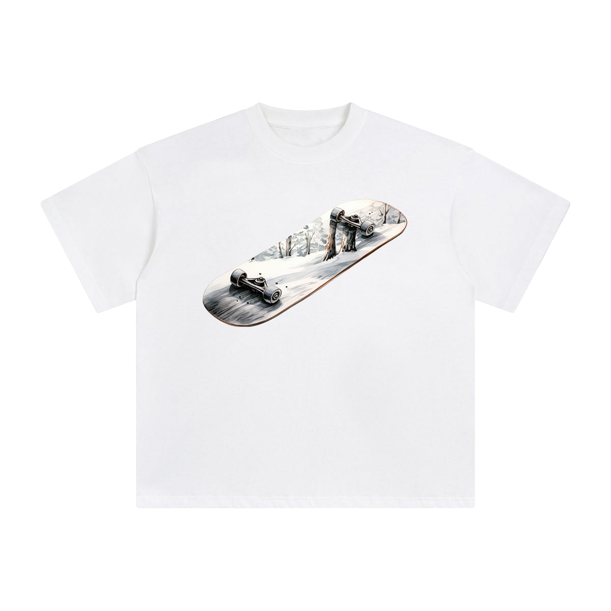 Skateboard Graphic Tee-INNBLAC Fashion Apparel