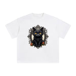 Black Cat Graphic Tee-INNBLAC Fashion Apparel