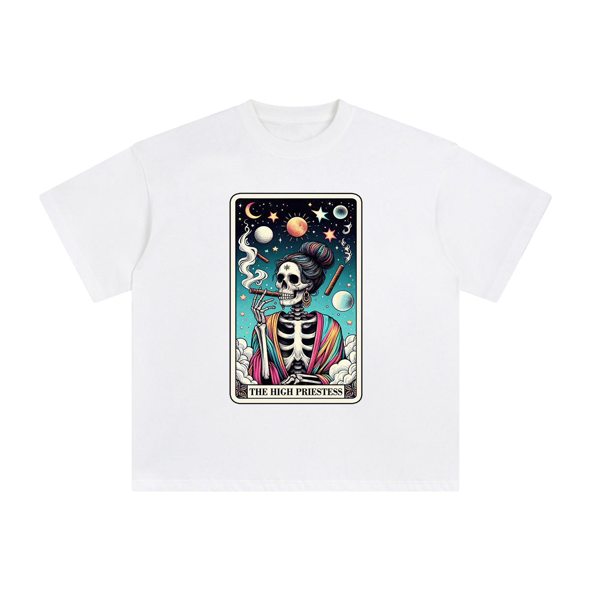 The High Priestess Comic Graphic Tee-INNBLAC Fashion Apparel