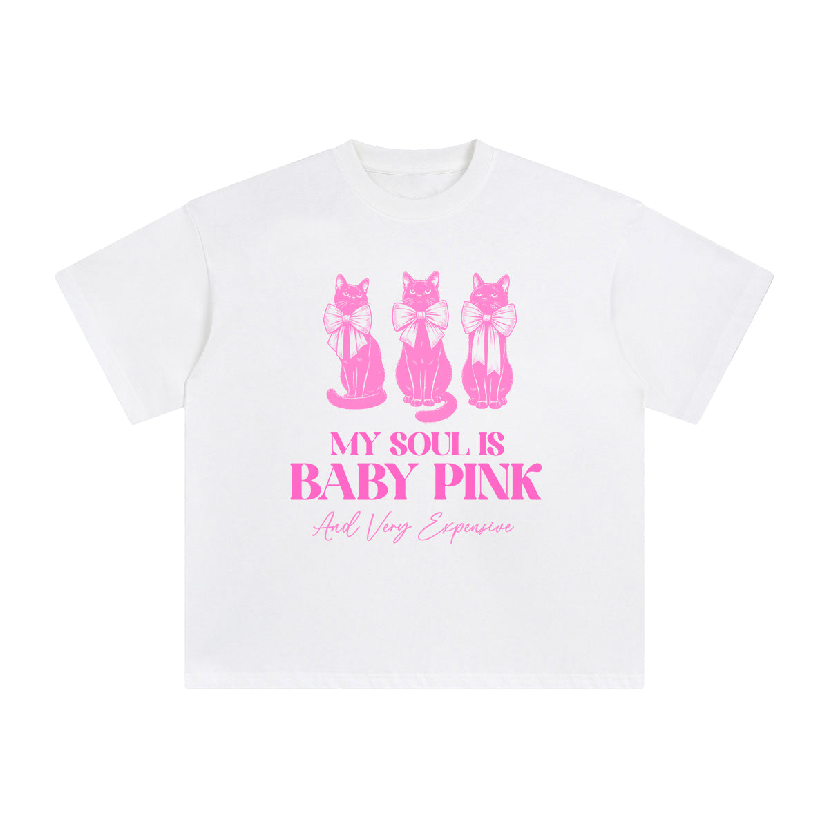 My Soul Is Baby Pink Graphic Tee-INNBLAC Fashion Apparel