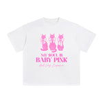 My Soul Is Baby Pink Graphic Tee-INNBLAC Fashion Apparel