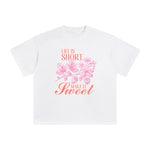 Sweet Strawberry Flower Graphic Tee-INNBLAC Fashion Apparel