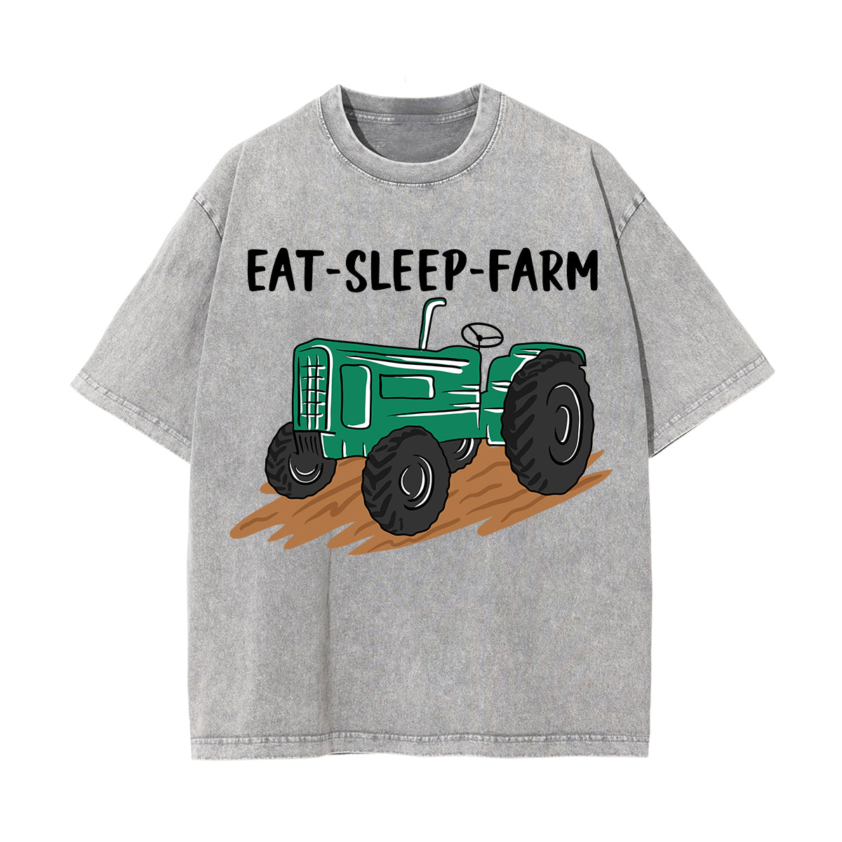 Eat Sleep Farm Graphic Tee-INNBLAC Fashion Apparel