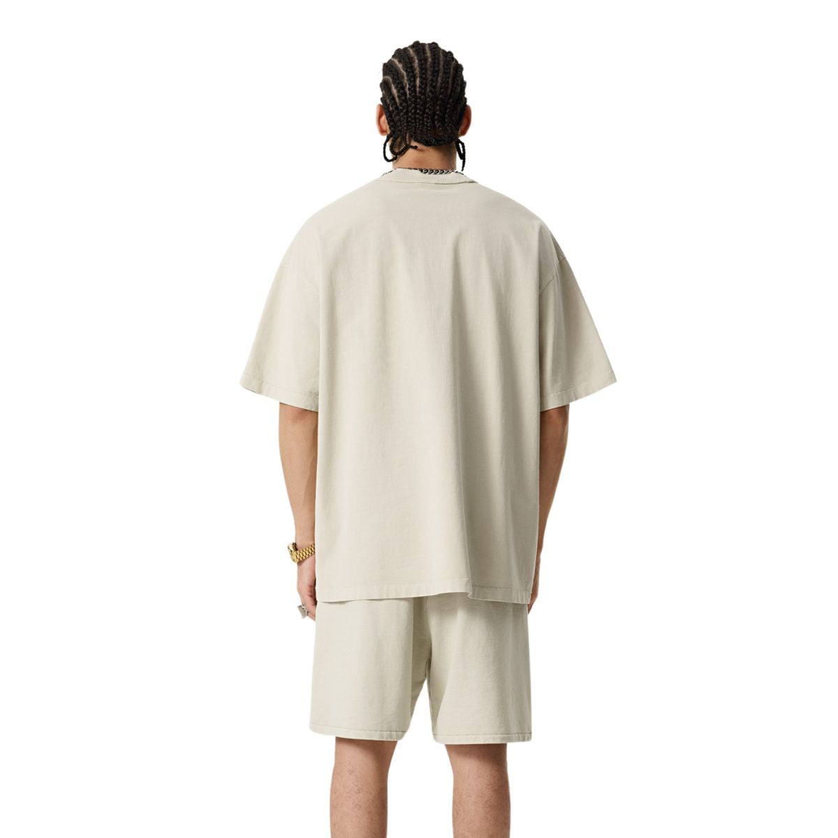 Vintage Wash Reverse T Shirt 8oz