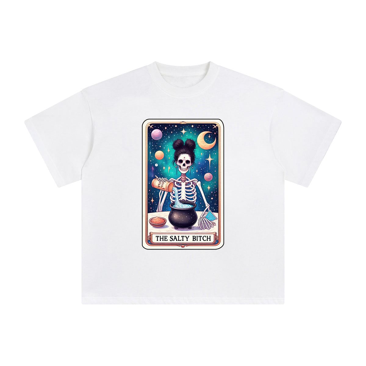 The Salty Bitch Comic Graphic Tee-INNBLAC Fashion Apparel