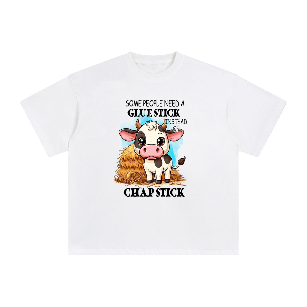 Some People Need A Glue Stick Graphic Tee-INNBLAC Fashion Apparel