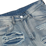 Smoke Rise Repaired & Distressed Bootcut Jeans