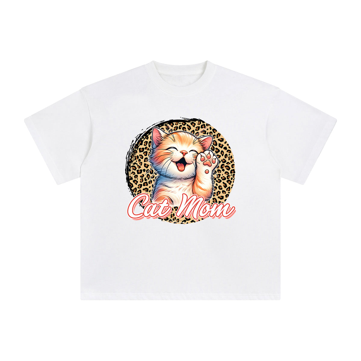 Cat Mom Graphic Tee-INNBLAC Fashion Apparel