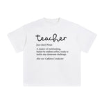 Teacher Quote Graphic Tee-INNBLAC Fashion Apparel