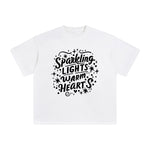 Sparkling Lights Warm Graphic Tee-INNBLAC Fashion Apparel
